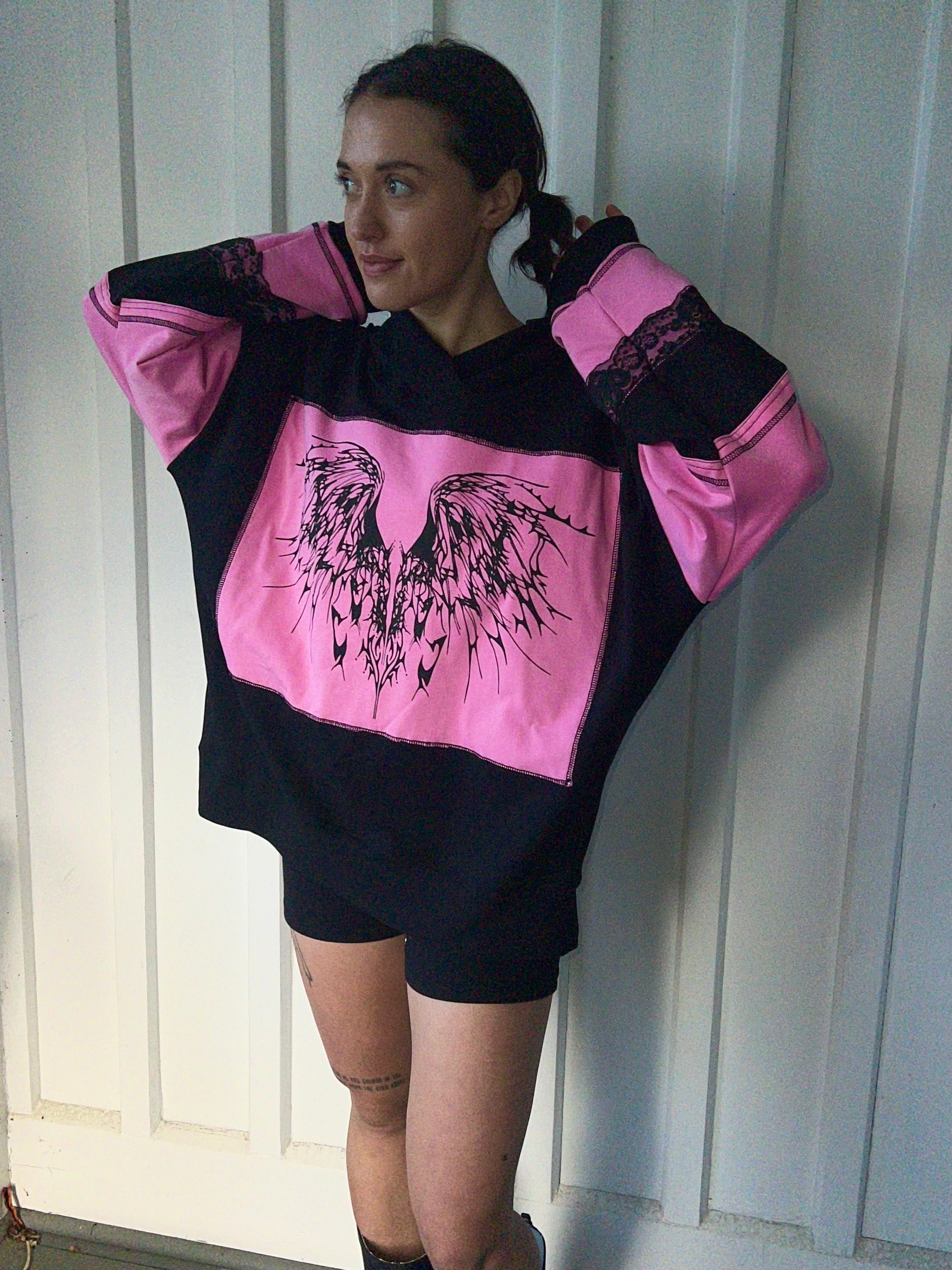 ⟡ Anahera hood / pink ⟡