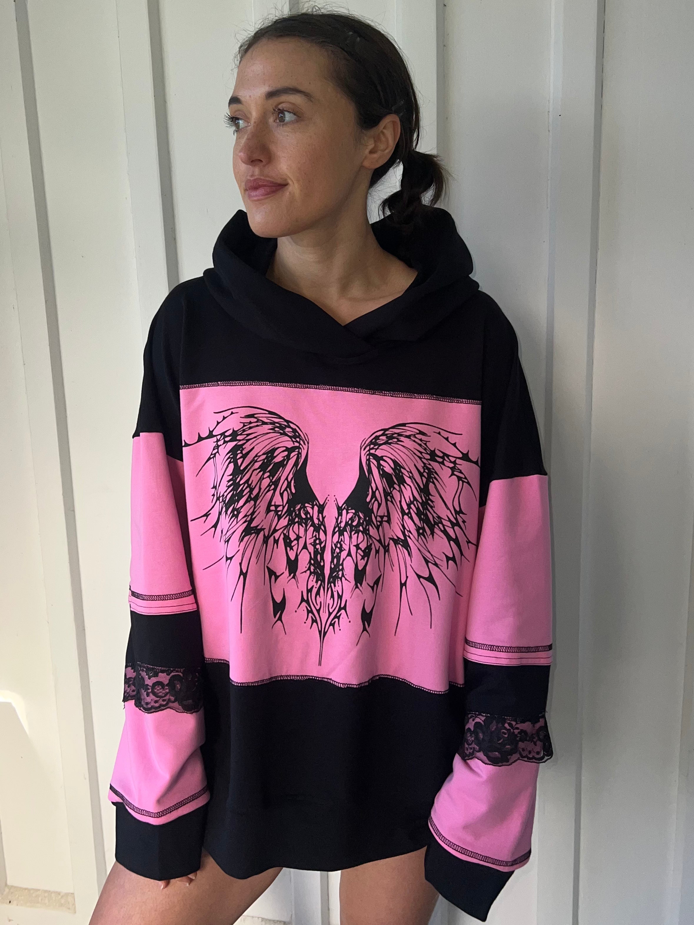 ⟡ Anahera hood / pink ⟡